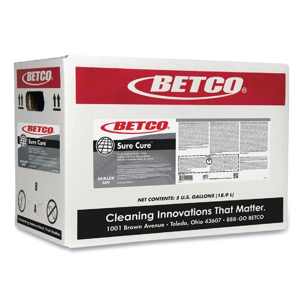 Betco Cleaners & Detergents, 5 gal Bag-in-Box, Liquid 609B500